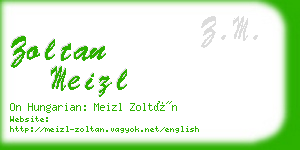 zoltan meizl business card